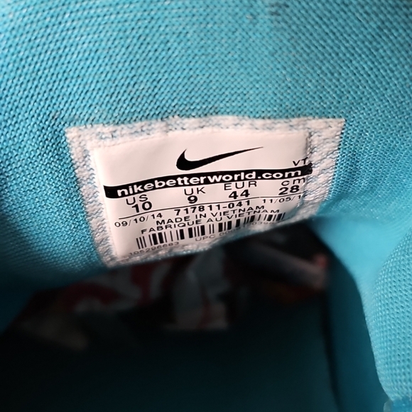 Nike Free Trainer 5.0 N7‎ Anthracite Dark Turquoise 717811-041 Mens Sz 10… - Picture 8 of 12